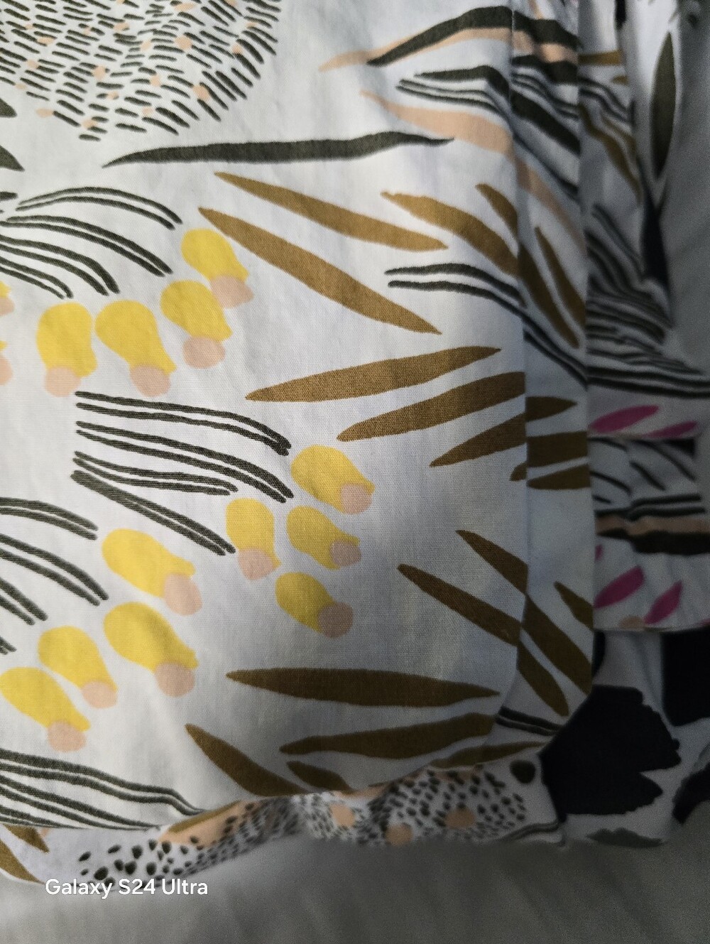Marimekko Pieni Letto King Duvet Cover * 2 Shams *Earthy Botanical 100% Cotton - Picture 5 of 7